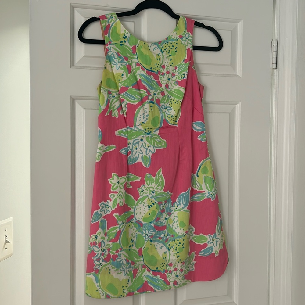 Lilly Pulitzer dress - pink, green, white